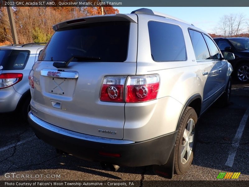 Quicksilver Metallic / Light Titanium 2012 GMC Acadia SLT AWD