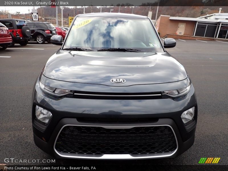 Gravity Gray / Black 2020 Kia Soul LX