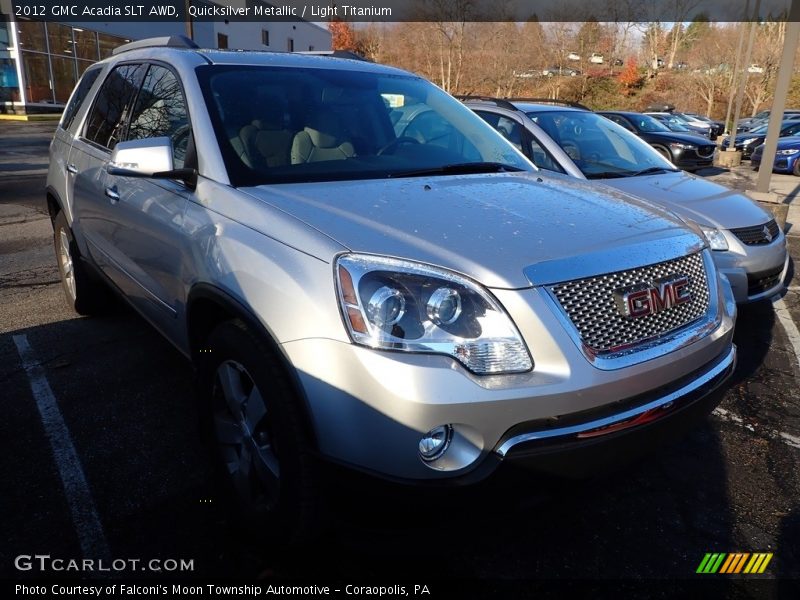 Quicksilver Metallic / Light Titanium 2012 GMC Acadia SLT AWD