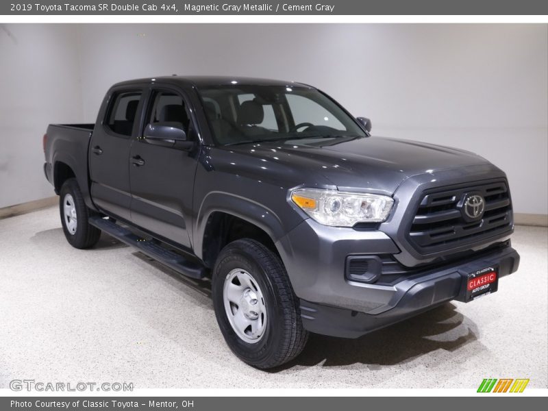 Magnetic Gray Metallic / Cement Gray 2019 Toyota Tacoma SR Double Cab 4x4
