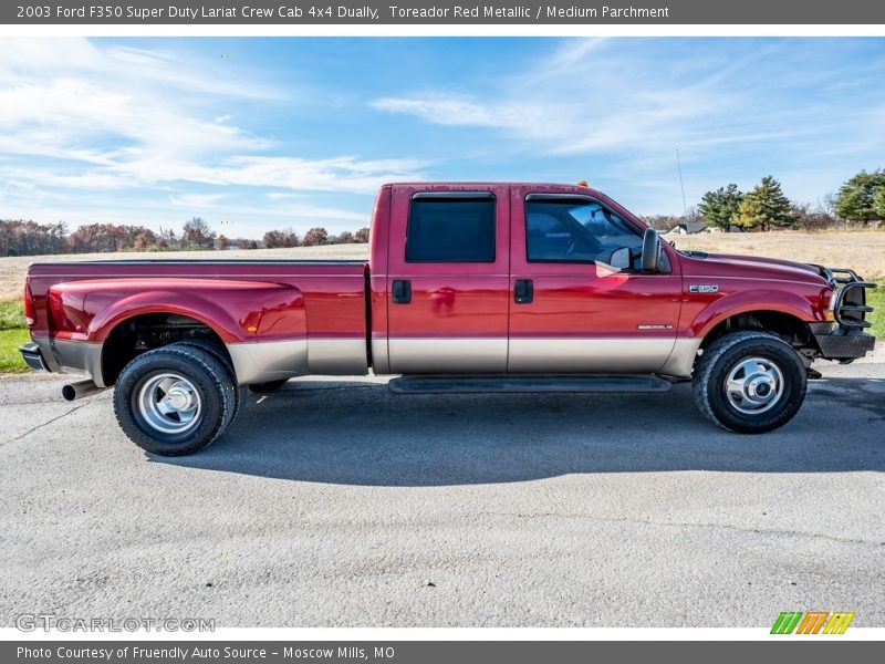  2003 F350 Super Duty Lariat Crew Cab 4x4 Dually Toreador Red Metallic