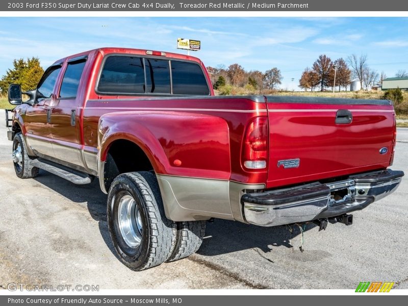  2003 F350 Super Duty Lariat Crew Cab 4x4 Dually Toreador Red Metallic