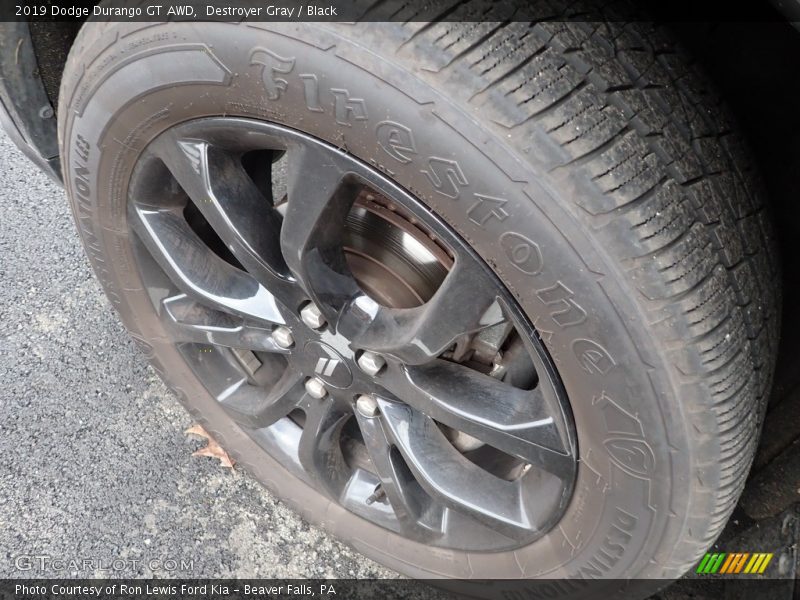 Destroyer Gray / Black 2019 Dodge Durango GT AWD