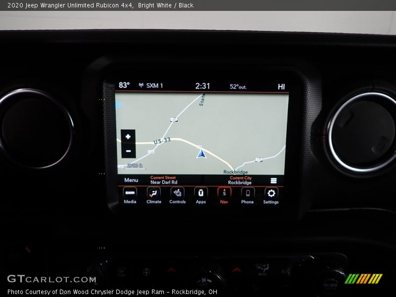 Bright White / Black 2020 Jeep Wrangler Unlimited Rubicon 4x4