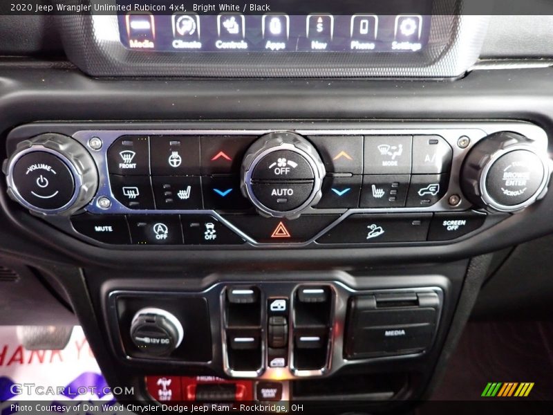Bright White / Black 2020 Jeep Wrangler Unlimited Rubicon 4x4