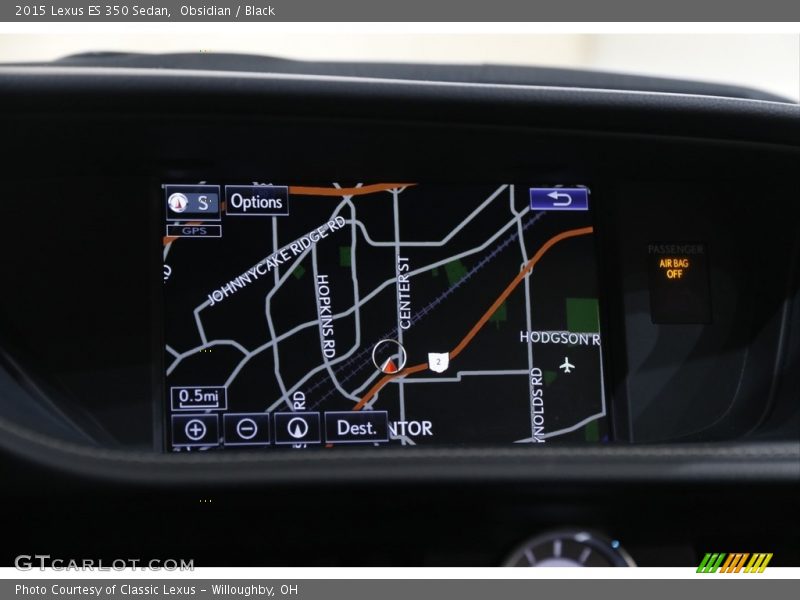 Navigation of 2015 ES 350 Sedan