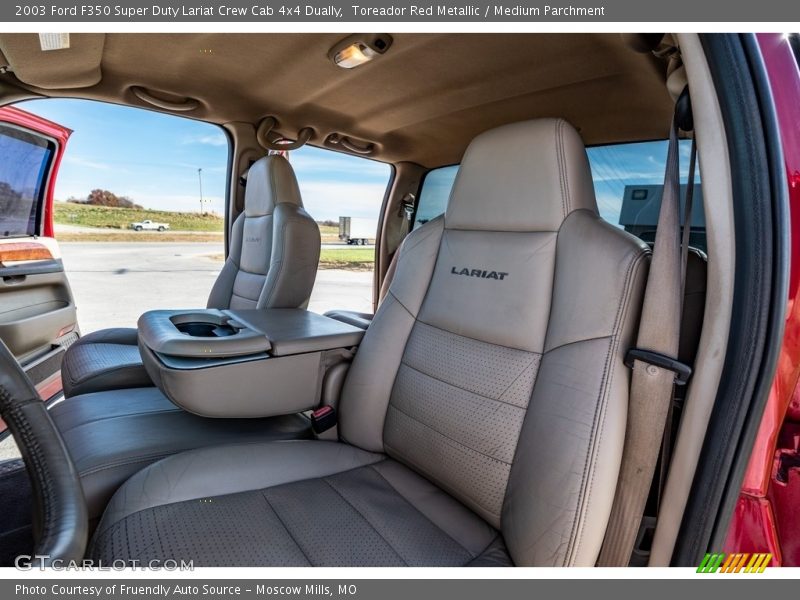 Front Seat of 2003 F350 Super Duty Lariat Crew Cab 4x4 Dually