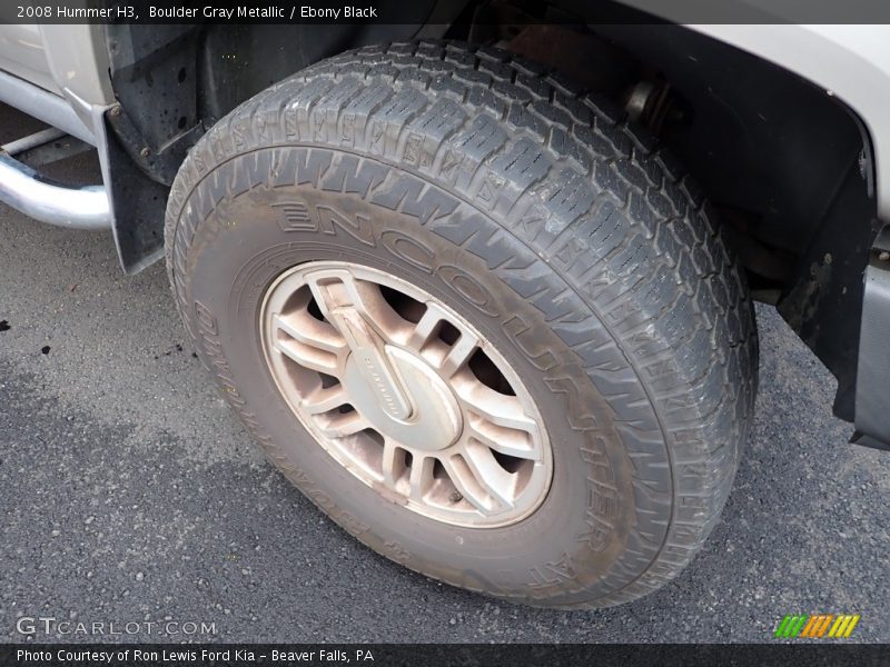 Boulder Gray Metallic / Ebony Black 2008 Hummer H3