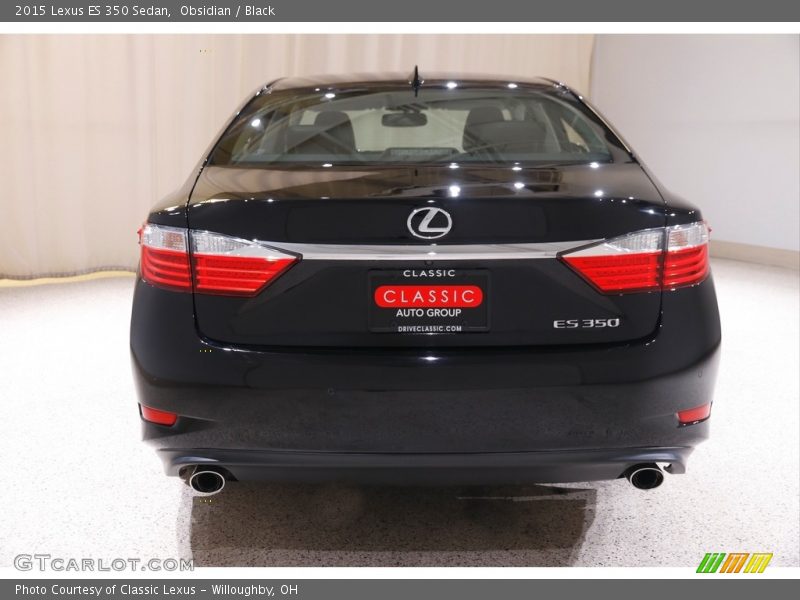 Obsidian / Black 2015 Lexus ES 350 Sedan