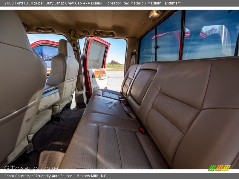 Rear Seat of 2003 F350 Super Duty Lariat Crew Cab 4x4 Dually