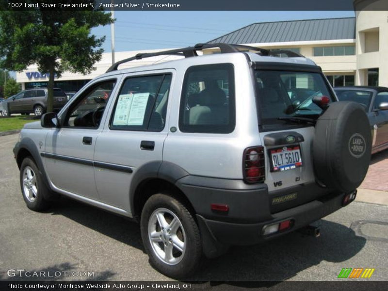 Zambezi Silver / Smokestone 2002 Land Rover Freelander S