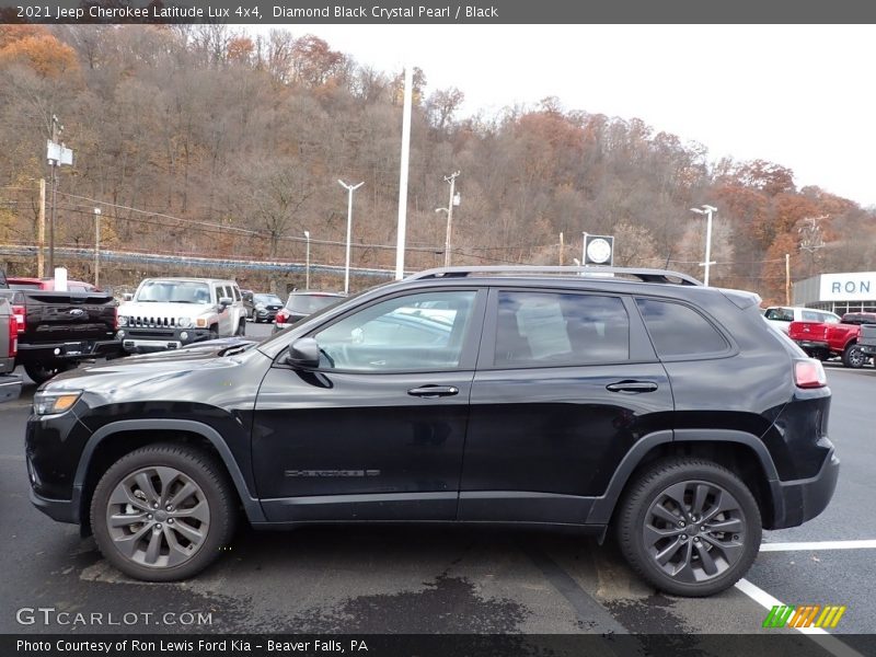  2021 Cherokee Latitude Lux 4x4 Diamond Black Crystal Pearl