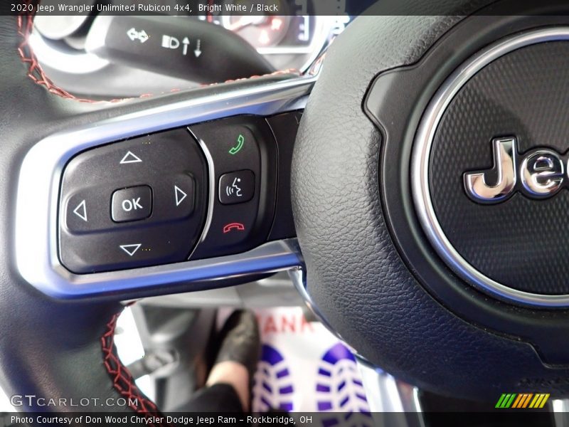 Bright White / Black 2020 Jeep Wrangler Unlimited Rubicon 4x4