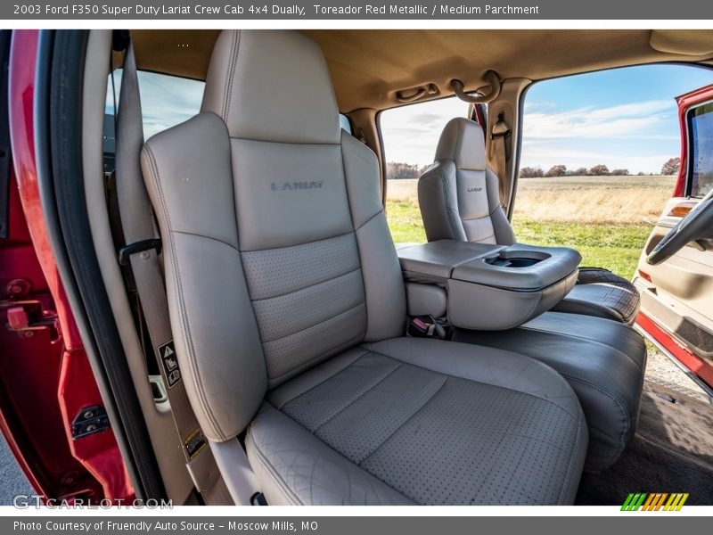 Front Seat of 2003 F350 Super Duty Lariat Crew Cab 4x4 Dually