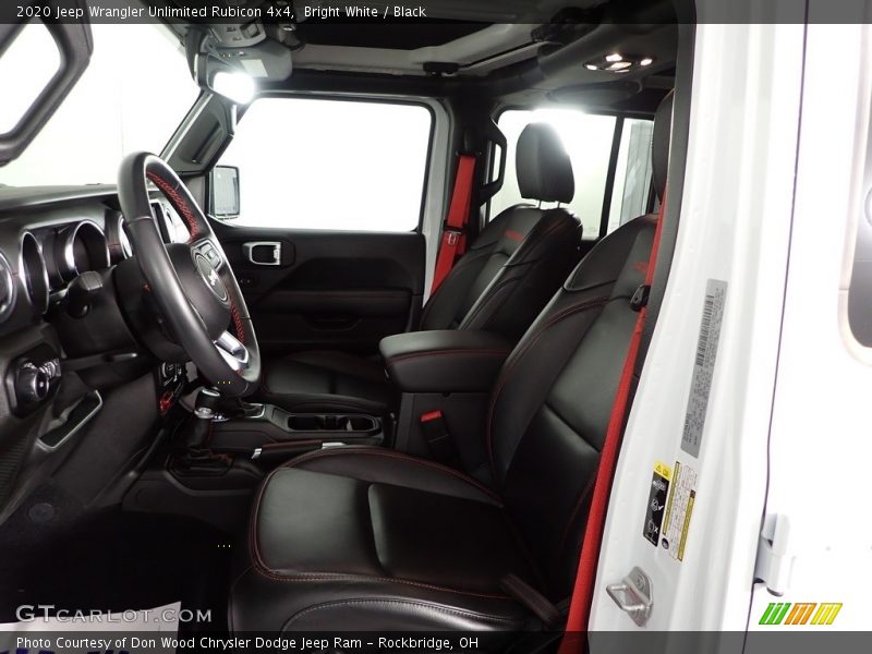 Bright White / Black 2020 Jeep Wrangler Unlimited Rubicon 4x4