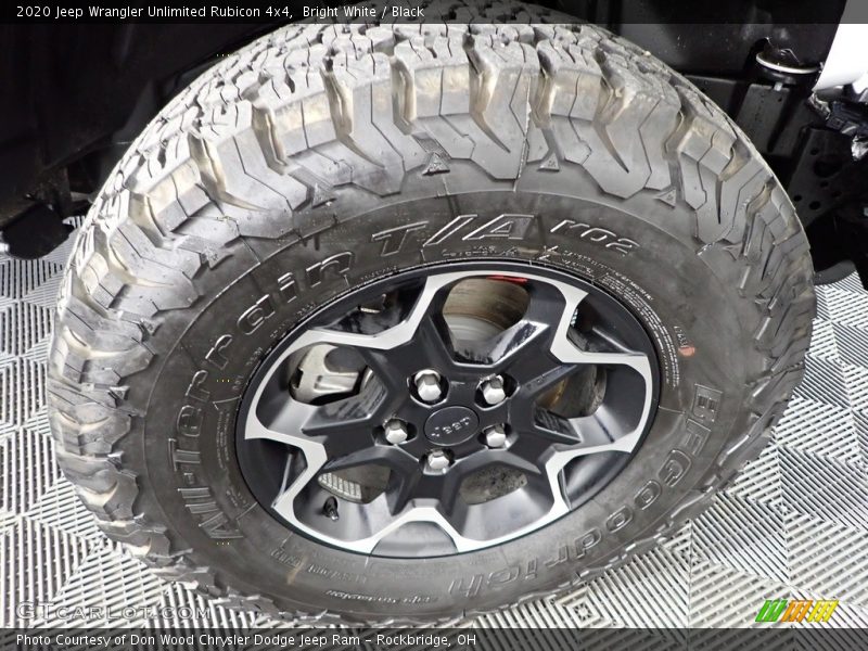 Bright White / Black 2020 Jeep Wrangler Unlimited Rubicon 4x4