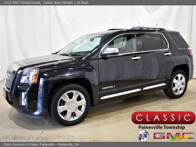 Carbon Black Metallic / Jet Black 2013 GMC Terrain Denali