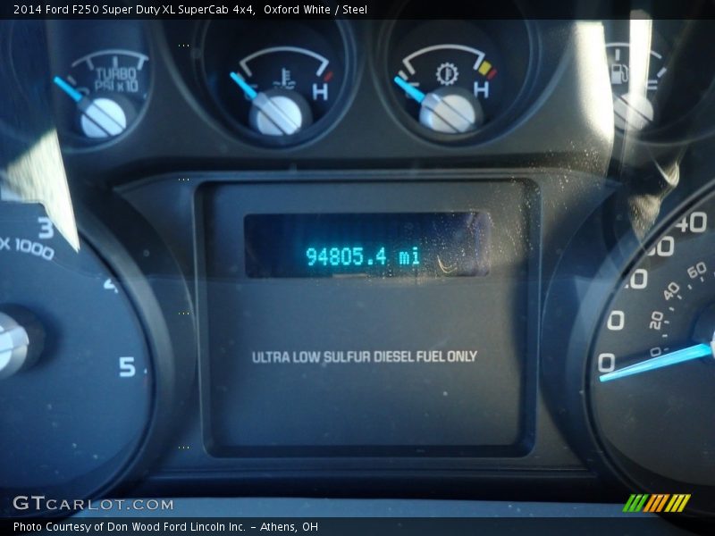 Oxford White / Steel 2014 Ford F250 Super Duty XL SuperCab 4x4