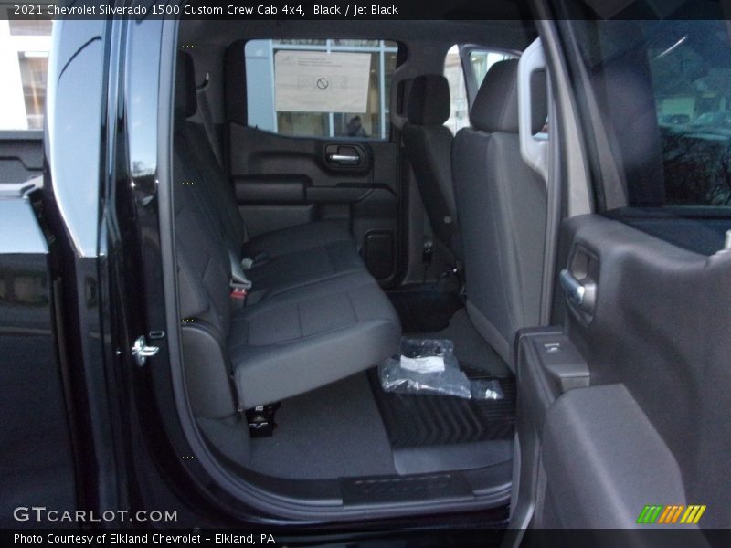 Black / Jet Black 2021 Chevrolet Silverado 1500 Custom Crew Cab 4x4