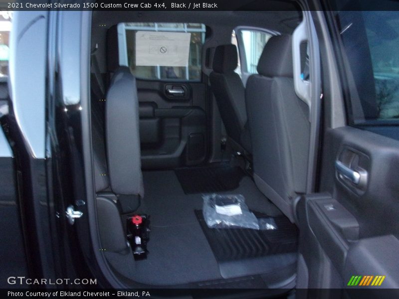 Black / Jet Black 2021 Chevrolet Silverado 1500 Custom Crew Cab 4x4