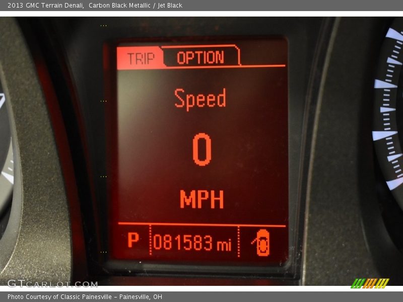 Carbon Black Metallic / Jet Black 2013 GMC Terrain Denali