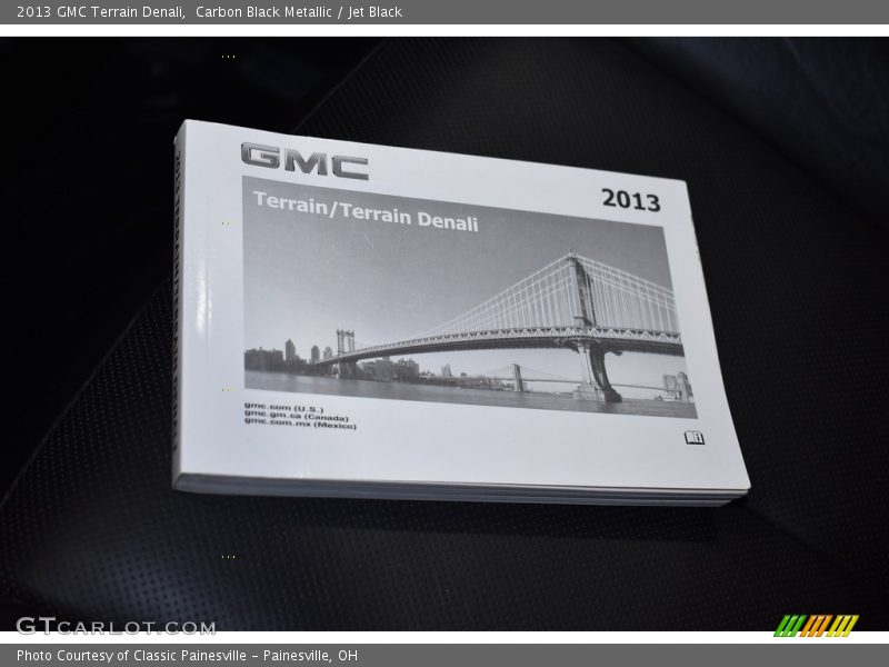 Carbon Black Metallic / Jet Black 2013 GMC Terrain Denali