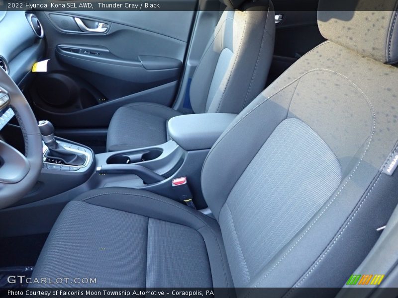 Thunder Gray / Black 2022 Hyundai Kona SEL AWD