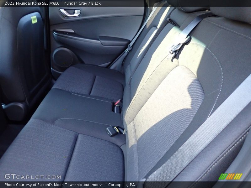 Thunder Gray / Black 2022 Hyundai Kona SEL AWD