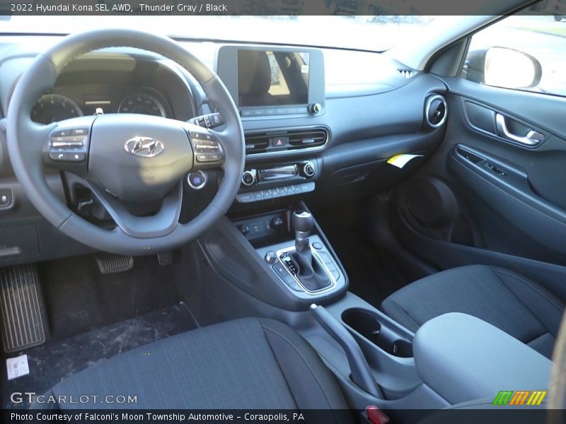 Thunder Gray / Black 2022 Hyundai Kona SEL AWD