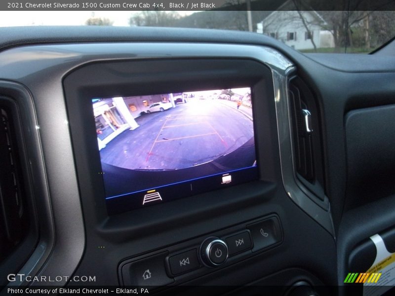 Black / Jet Black 2021 Chevrolet Silverado 1500 Custom Crew Cab 4x4