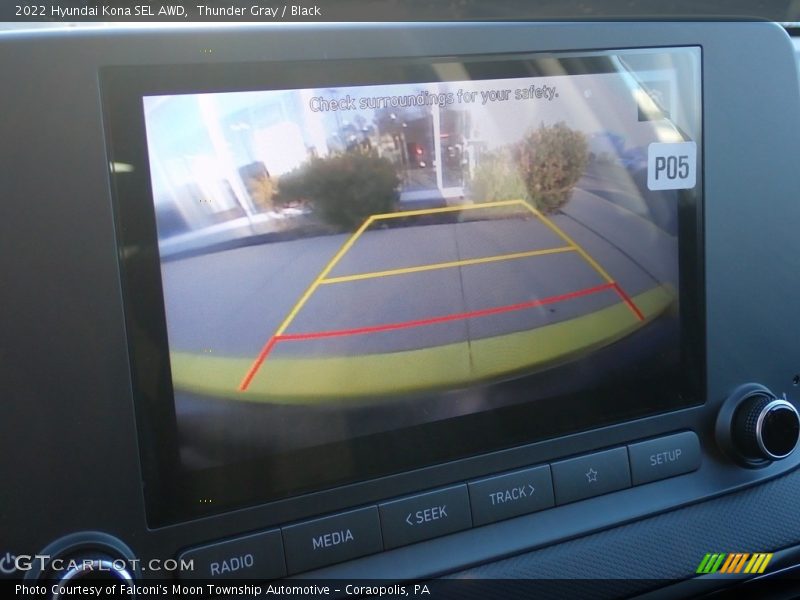 Thunder Gray / Black 2022 Hyundai Kona SEL AWD