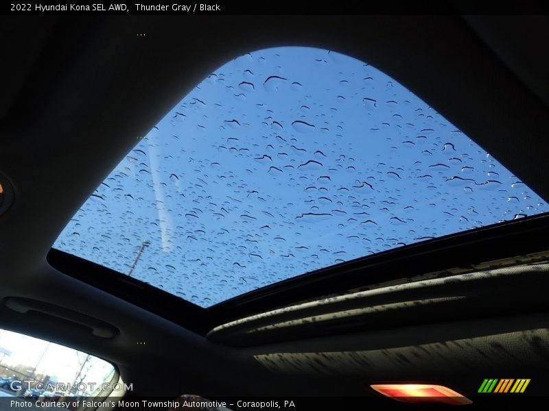 Thunder Gray / Black 2022 Hyundai Kona SEL AWD
