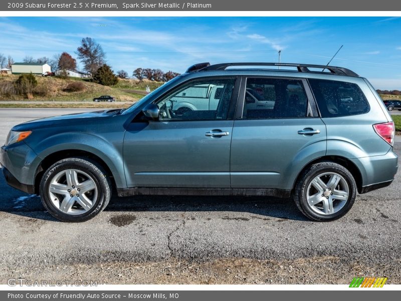 Spark Silver Metallic / Platinum 2009 Subaru Forester 2.5 X Premium