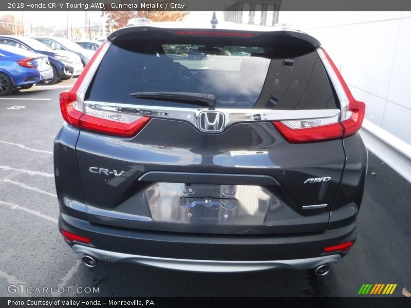 Gunmetal Metallic / Gray 2018 Honda CR-V Touring AWD