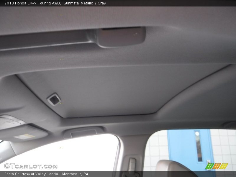 Gunmetal Metallic / Gray 2018 Honda CR-V Touring AWD