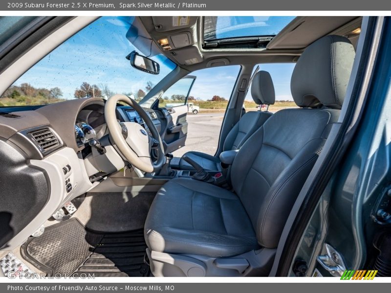 Spark Silver Metallic / Platinum 2009 Subaru Forester 2.5 X Premium