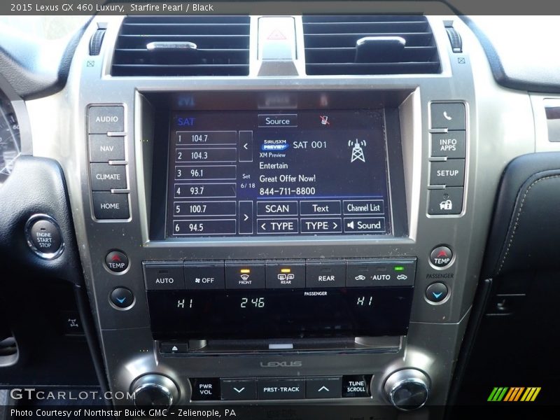 Controls of 2015 GX 460 Luxury