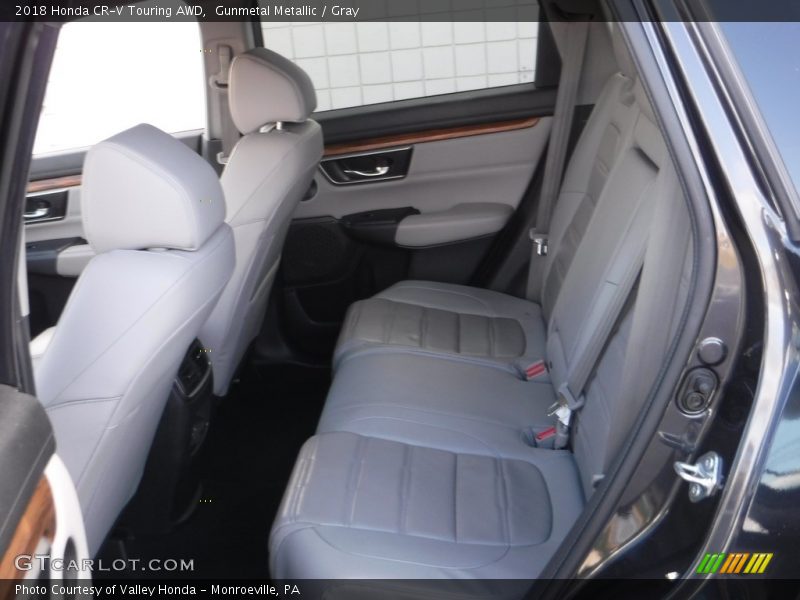 Gunmetal Metallic / Gray 2018 Honda CR-V Touring AWD