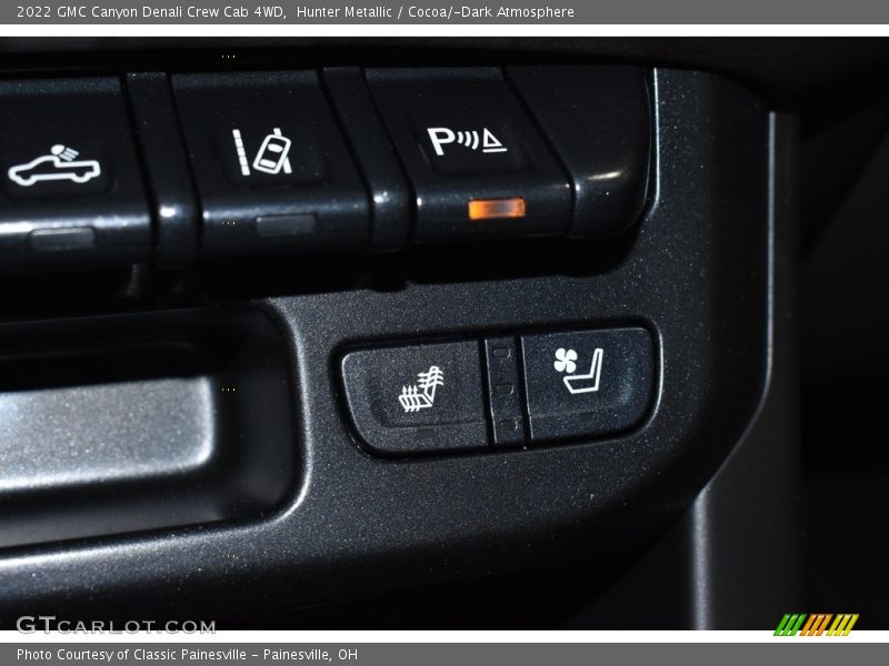 Hunter Metallic / Cocoa/­Dark Atmosphere 2022 GMC Canyon Denali Crew Cab 4WD