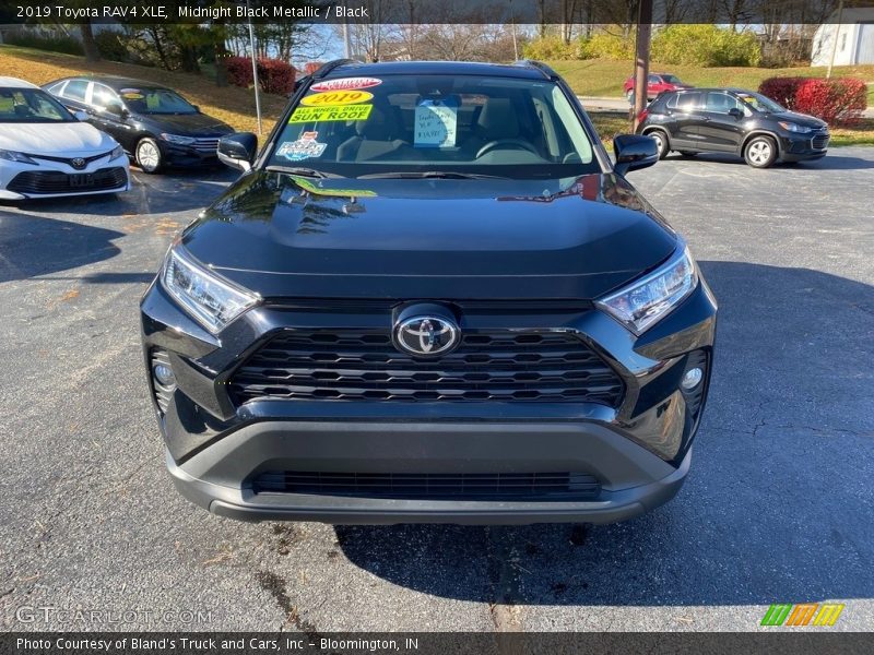 Midnight Black Metallic / Black 2019 Toyota RAV4 XLE