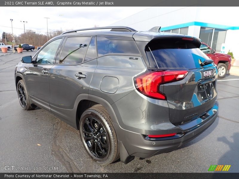 Graphite Gray Metallic / Jet Black 2021 GMC Terrain SLE AWD