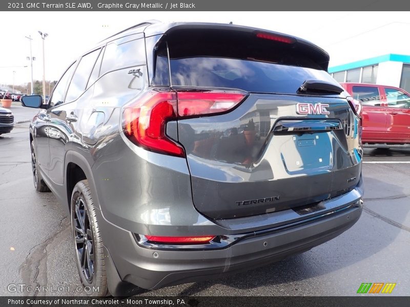 Graphite Gray Metallic / Jet Black 2021 GMC Terrain SLE AWD