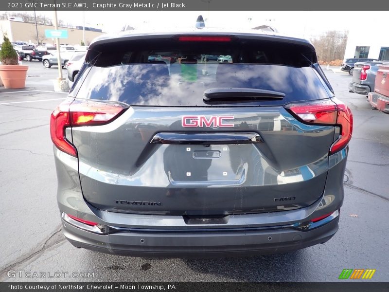 Graphite Gray Metallic / Jet Black 2021 GMC Terrain SLE AWD
