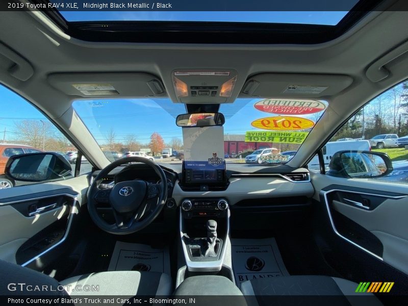 Midnight Black Metallic / Black 2019 Toyota RAV4 XLE