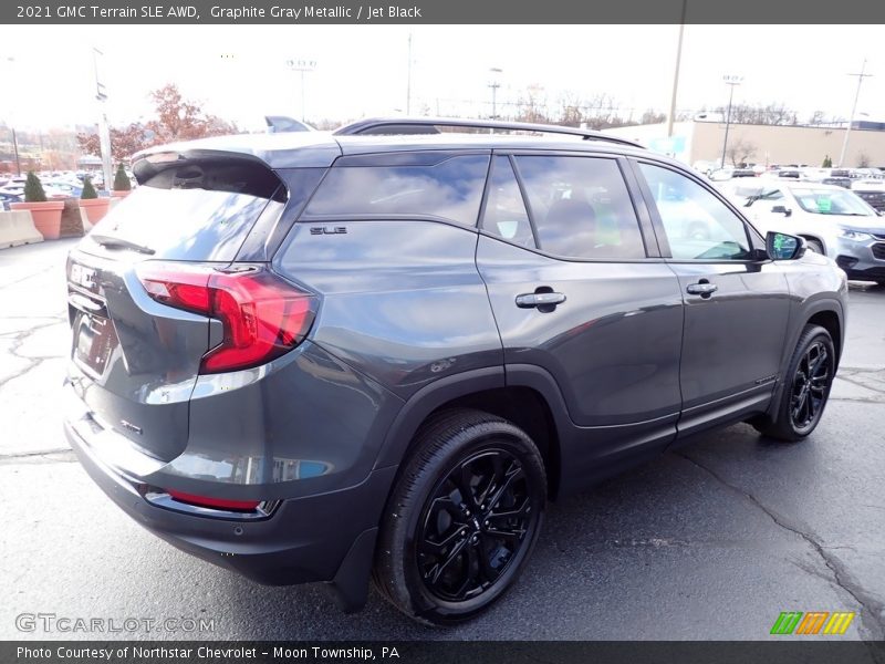 Graphite Gray Metallic / Jet Black 2021 GMC Terrain SLE AWD