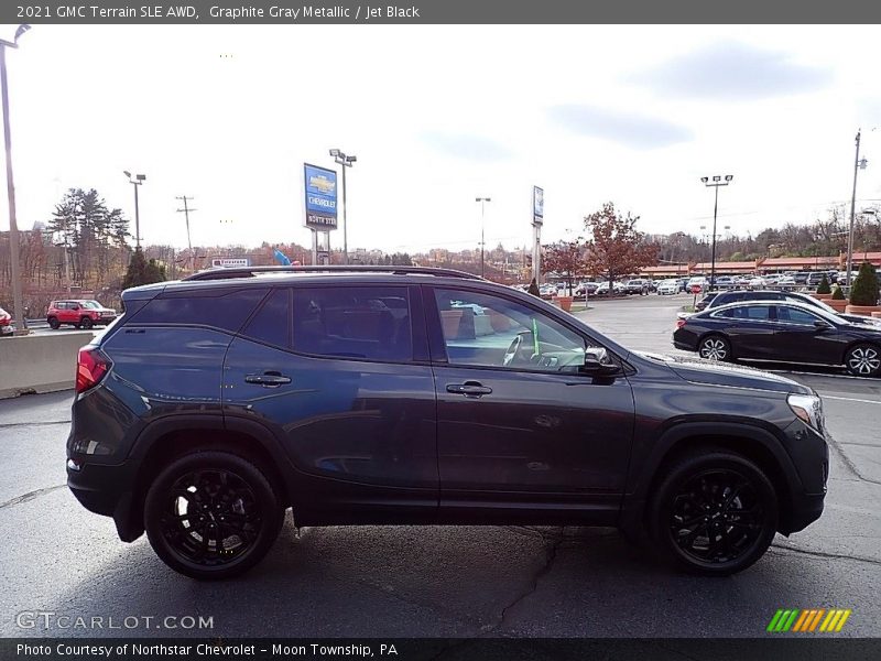 Graphite Gray Metallic / Jet Black 2021 GMC Terrain SLE AWD