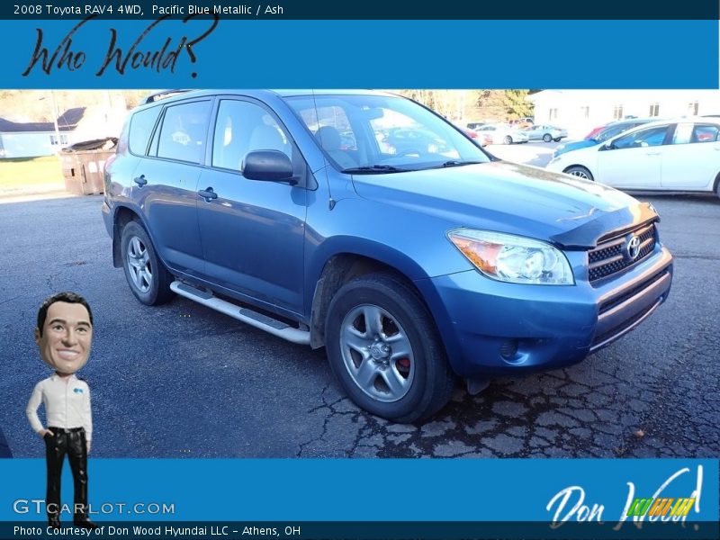 Pacific Blue Metallic / Ash 2008 Toyota RAV4 4WD