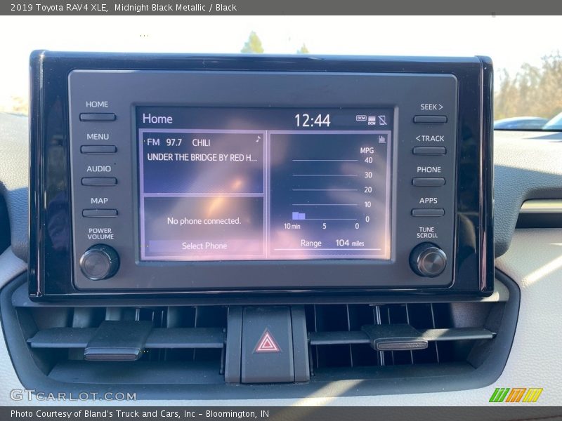 Midnight Black Metallic / Black 2019 Toyota RAV4 XLE