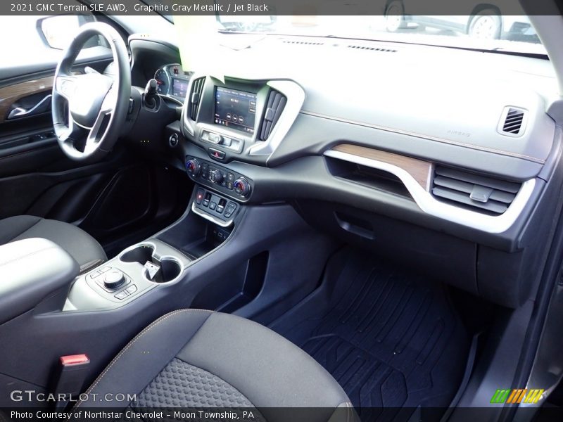 Graphite Gray Metallic / Jet Black 2021 GMC Terrain SLE AWD