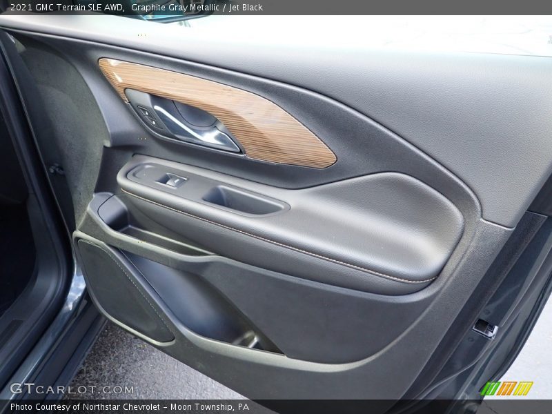 Graphite Gray Metallic / Jet Black 2021 GMC Terrain SLE AWD